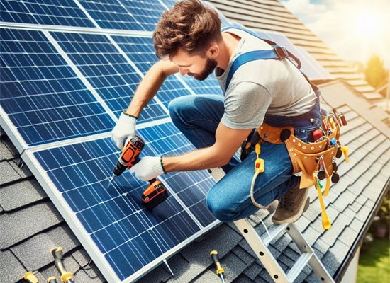 Montaj panouri fotovoltaice